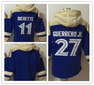 Équipe Baseball Pullover Sweat à capuche Guerrero Jr Bichette Fans Tops Taille SXXXL BLUE COULEUR HOODEY5132217