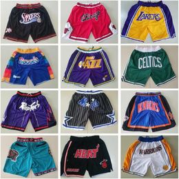 Équipe Basketball Just Don Short Shorts Sport Pantalon pop han