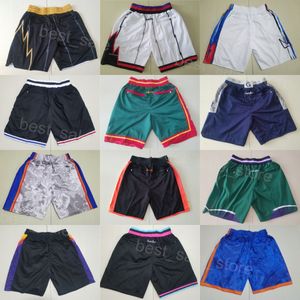 Pantalon de basket-ball d'équipe Poche zippée Pantalon de survêtement HipPop Short de sport Solide Zip Up Wear Taille élastique Running Cordon de serrage à séchage rapide Ben Simmons Russell Westbrook Hommes