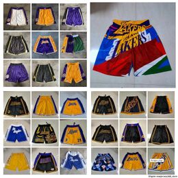 Team Basketball Shorts gewoon Don Retro Floral Edition City -versie Serpentine Wear Sport Pant met pocket rits