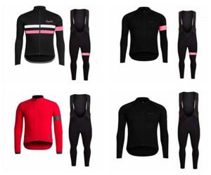 Équipe Automne Spring Spring Cycling Long Manches Jersey Bib Pantals Forftom Outdoor Sports Jersey Suit Y210315117145953