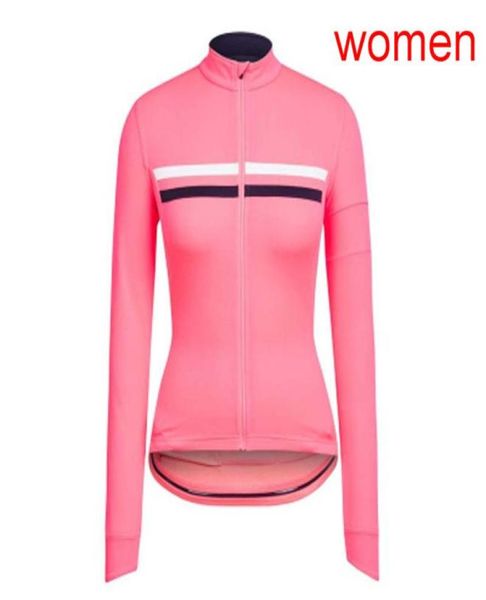 Équipe Cycling Jersey Womens Long Sleeves Tops Road Racing Shirts Bicycle Outdoor Sports Uniform S2101271349603262369099