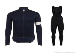 Équipe cyclisme manches longues jersey bavoir hommes ensembles hommes séchage rapide ropa ciclismo vtt vêtements vêtements de course q10083087997