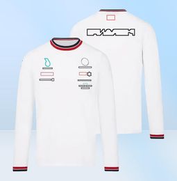 Camiseta de conductor del equipo 2022 Men039s Racing Suit Casual manga larga Camiseta rápida Tamaño más personalizable4969043