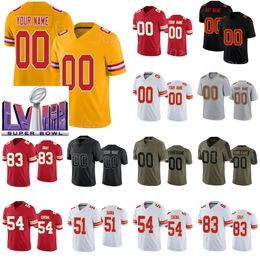 Super Bowls LVIII Football 22 Trent McDuffie Jersey Enfants Homme Femme 54 Leo Chenal 51 Mike Danna 21 Mike Edwards 4 Rashee Rice 83 Noah Gray 23 Drue Tranquill Rouge Blanc