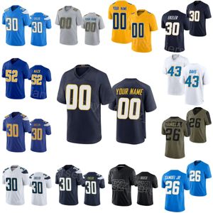 Teamvoetbal 32 Alohi Gilman Jerseys Kinderen Man Vrouw 52 Khalil Mack 26 Asante Samuel Jr 43 Michael Davis 30 Austin Ekeler 89 Donald Parham Jr 6 Eric Kendricks Color Rush