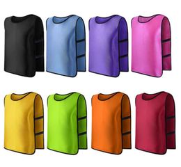 Équipe Football Soccer Training Adults Pinnies Jerseys Machage Vest Plus Size5358391