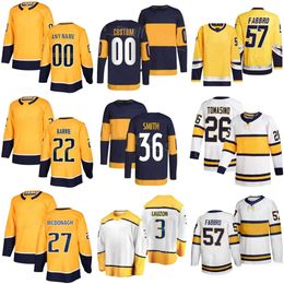 Team Hockey 27 Ryan McDonagh Jerseys 26 Philip Tomasino 36 Cole Smith 3 Jeremy Lauzon 22 Tyson Barrie 57 Dante Fabbro 24 Tanner Molendyk Mathew Wood Man Vrouw Jeugd