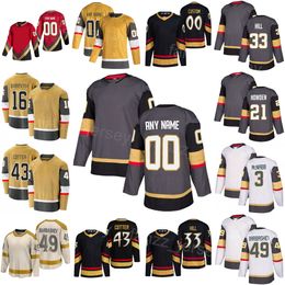 Equipo de hockey 43 Paul Cotter Jersey Niños Hombres Mujeres 49 Ivan Barbashev 21 Brett Howden 16 Pavel Dorofeyev 33 Adin Hill 36 Logan Thompson 3 Brayden McNabb 27 Shea Theodore