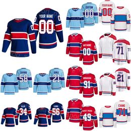 Team Hockey 58 David Savard Jersey 49 Rafael Harvey-Pinard 34 Jake Allen 35 Sam Montembeault 71 Jake Evans 21 Kaiden Guhle 91 Sean Monahan Jesse Ylonen Man Vrouw Jeugd