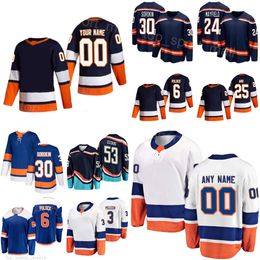 Team Hockey 6 Ryan Pulock Jerseys 24 Scott Mayfield 30 Ilya Sorokin 25 Sebastian Aho 28 Romanov 53 Casey Cizikas 3 Adam Pelech Stadium Series Stitch Man Vrouw Jeugd