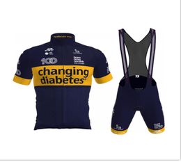 Team Novo Nordisk Summer Cycling Jersey Pak Bike Clothing Men Outdoor gel Bib korte mouw Sportkleding Maillot Hombre Racing Sets4182056