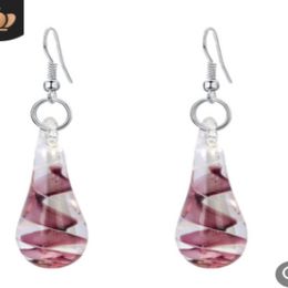 Tear Drop Murano Geblazen Venetiaans Glas Kettingen Hangers En Oorbellen Sieradensets Mus012 Mode Jewerly Sets Imihj231c