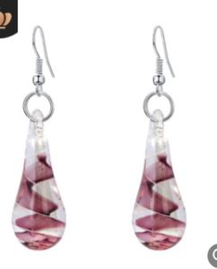 Tear Drop Twist Murano Blown Venetiaanse Glazen Kettingen Hangers en Oorbellen Sieraden Sets Mus012 Mode Jewerly Sets IMIHJ