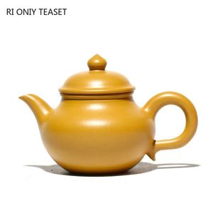 Theeware 90 ml retro yixing paarse klei teepot rauw erts sectie modder handgemaakte thee pot home filter schoonheid ketel ketel Chinese zisha theesets