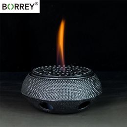 Teaware BORREY Base de soporte para calentador de tetera de hierro fundido, mantiene el calentador de café y té, soporte para velas, Base calefactora para té, accesorios para té