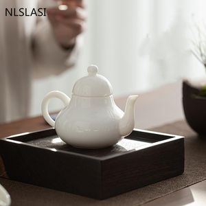 Taware de style chinois Forme de poire Céramique Tapots maison Drinkware filtre Porcelain Ta Pot Taware 150ml Handmade Tea Set Beauty Kettle