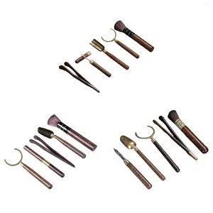 Theewaar Sets 5-delige Chinese theepotset Thee maken Matcha Tools Clip Tool Cadeau voor thuis en picknick Zakelijk kantoor