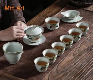 Laware définit tous les Ru Ware Ru-Porcelain TeaCup Teapot Tureen Household