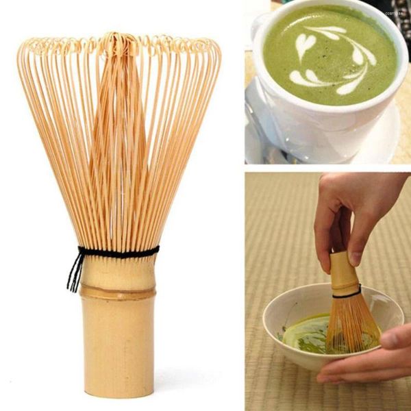 Juegos de té de té Bamboo Matcha Polvo Cepillo Café Té verde Herramientas Accesorios de molinillo