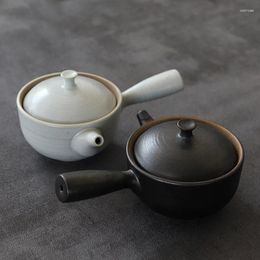 Ensembles de voies de thé en céramique kyusu théières à la main chinois à la main 180 ml