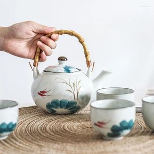 Theewaar Sets Keramisch Theeservies Japanse Stijl Pot Geschenkdoos Theepot Kopjes Met Kop TheeSet Creatief