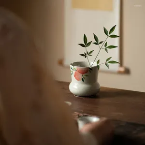 Ensembles de thé en céramique Thé lavage poudre peinte à la main