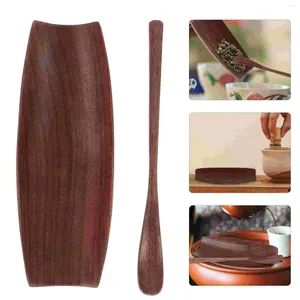 Ensembles de voitures de thé Cérémonie de thé de récipient de céréales Alipe de rangement Plaque de rangement Feuille de ménage en vrac de café Caft Cawer Cassa Matcha Scoop