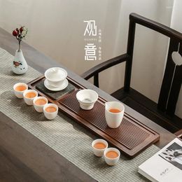 Teaware Sets Charms Tea Set Wit Keramische esthetische Chinese pot en Cup draagbare geschenkdoos Tetera Porcelana BG50TS