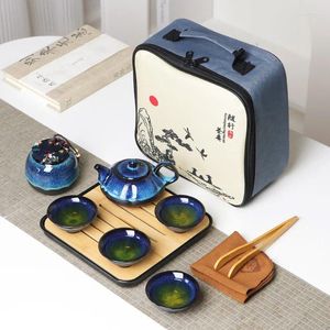 Teaware sets Chinese stijl keramische theepot set ceremonie aardewerk conjunto para cha juego de te service