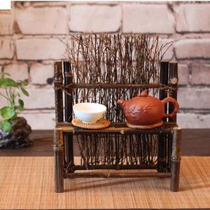 Conjuntos de té tesoros japoneses de bambú de bambú de bambú