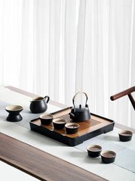 Ensembles de thé de thé en japonais ensemble de thé en céramique Vintage Luxury Portable Travel Service Fabriqué à la main Juego de TE Produits ménagers 50