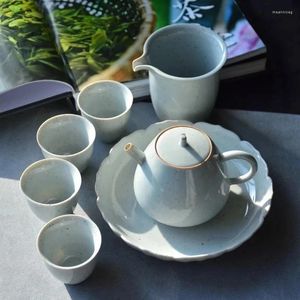 Services à thé thé japonais une croix entre petite théière ensemble température Tcup porcelaine
