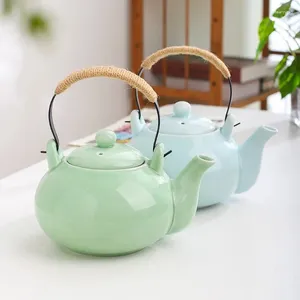 Teaware sets grote capaciteit bundelpot eenvoudige celadon theepot 1000 ml kettle met filterkoeling