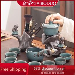 Theeservies Sets Lui Afternoon Tea Set Woonkamer Chinese Matcha Cup Ceremonie Zeef Service Box Dining Te Kit