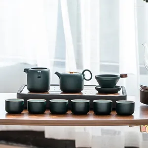 Cérémonie de thé à thé de voyage moderne avec le pot Potable Chine Infuseur Services TETERA PORCELANA Cup pour 6 personnes