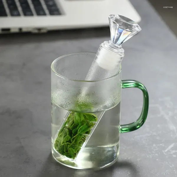 Conjuntos de té de té Filtrador de té personalizado de separación de agua doméstica Vidrio transparente al alto borosilicato al calor