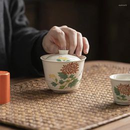 Juegos De Teaware, vajilla De cerámica portátil para cocina, Gaiwan, Ceremonia De té chino, Juego De viaje De Te Theiere, servicio