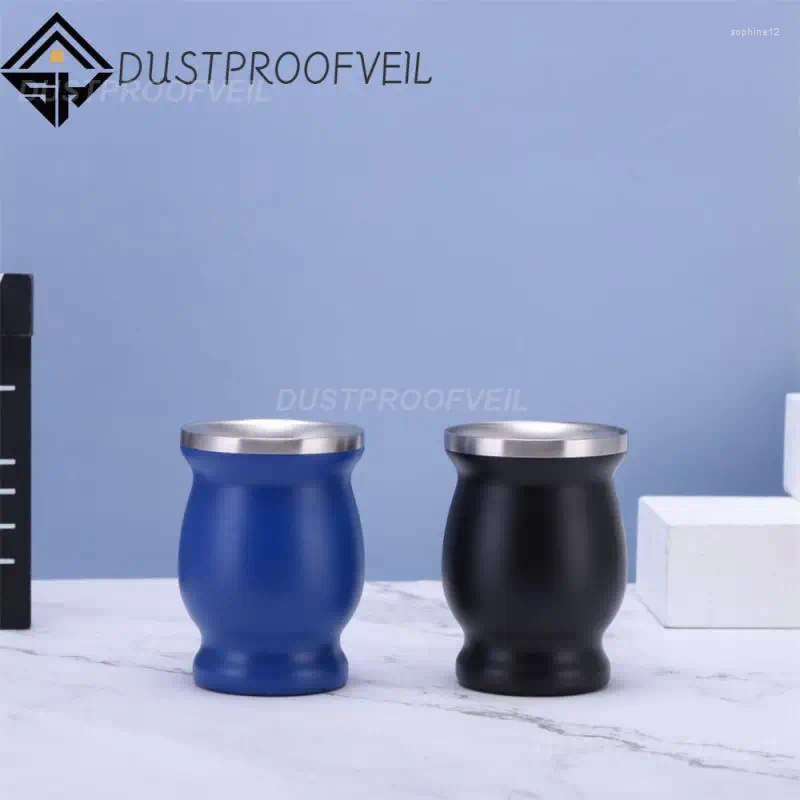 Ensembles de service à thé portables avec tasse à paille, accessoires de thé durables, ensemble d'eau, tasse en acier inoxydable très appréciée multifonction