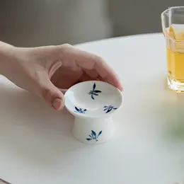 Ensembles de voiles de thé Pure papillon peint à main