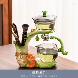 Ensembles en verre élégant et en verre moderne pour les professionnels occupés amateurs de thé