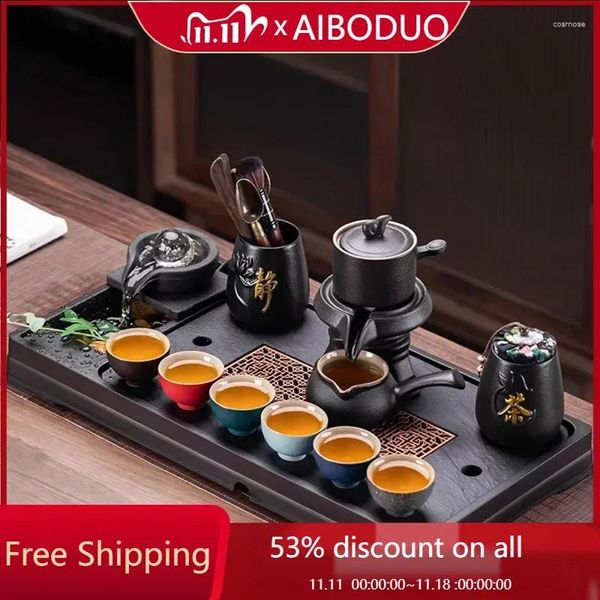 Ensembles de thé, boîte passoire, service à thé, tasse Matcha, cadeau de cérémonie chinoise, voyage de luxe, Kit Te paresseux, produits pour la maison