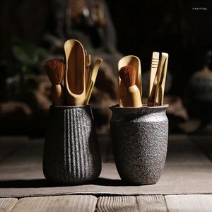 Theeservies TANGPIN Koffie- en theegereedschap Roestgeglazuurde keramische ceremonie Vintage Chinese accessoires