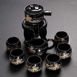 Teaware -sets reizen Complete theeset Chinese semi -automatische luxe Geschirr Gift WSW40XP