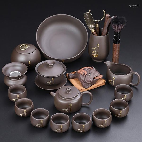Service à thé de voyage de luxe, service à thé Matcha en céramique, Design traditionnel chinois et japonais moderne, accessoires Zestaw Do Herbaty