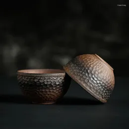 Juegos de té de té Vintage Ceramic Ceramic Tafup Kungfu Teaset Accesorios de té Gran Té Outique Pottery Bowl