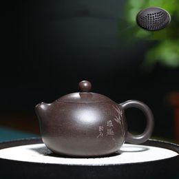 Theeware yixing thee pot paarse klei filter xishi theepot schoonheid ketel ketel rauw erts handgemaakte theeset op maat gemaakte authentieke stropdas guanyin 170 ml