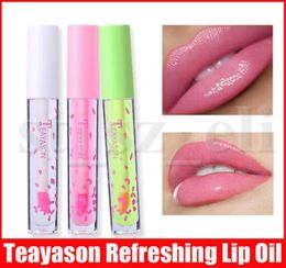 Teayason Aloë Lip Make-up Langdurige Temperatuur Kleur Veranderende Transparante Vloeibare Lipstick Hydraterende Verfrissende Lipgloss Lip2163419