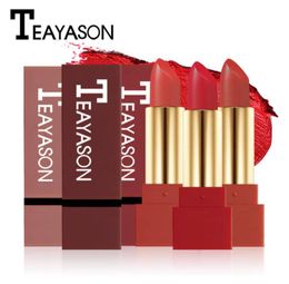 Brand Teyason Brand étanche à rouge à lèvres mat pour les femmes de longue durée Batom Batom Red Velvet Balm Rouce A Levre Natural Makeup LIP ST4651799