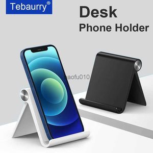Support de téléphone portable Tebaurry Support de téléphone portable pour iPhone 13 Xiaomi Samsung Huawei Support de tablette Support de téléphone portable de bureau L230619